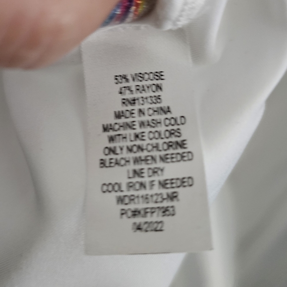 EUC Socialite White Dress Asymmetrical Backless Medium Wedding Bride - Picture 10 of 12